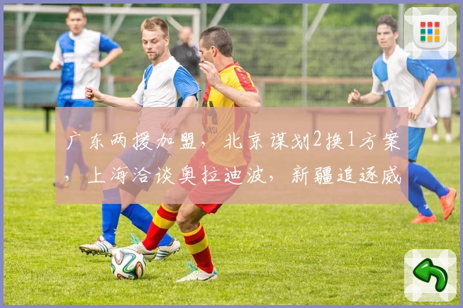 广东两援加盟，北京谋划2换1方案，上海洽谈奥拉迪波，新疆追逐威少